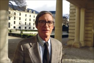 FRANCE - MARCH 20: Close-Up John Rawls, Philosopher On March 20th, 1987 In Paris,France (Photo by Frederic REGLAIN/Gamma-Rapho via Getty Images)
